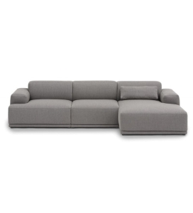 SOFA MODUŁOWA 3-OSOBOWA CONNECT SOFT MUUTO - KONFIGURACJA 2, TKANINA RE-WOOL 128