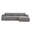 SOFA MODUŁOWA 3-OSOBOWA CONNECT SOFT MUUTO - KONFIGURACJA 2, TKANINA RE-WOOL 128