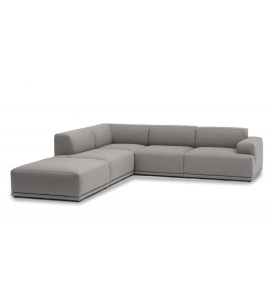 SOFA MODUŁOWA NAROŻNA CONNECT SOFT MUUTO - KONFIGURACJA 1, TKANINA RE-WOOL 128