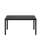 STÓŁ WORKSHOP MUUTO - 140X92 CM, BLACK LINOLEUM/BLACK