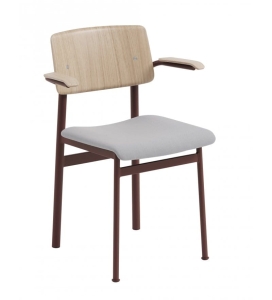 KRZESŁO TAPICEROWANE LOFT CHAIR W. ARMREST MUUTO Z PODŁOKIETNIKAMI różne warianty