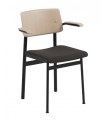 KRZESŁO TAPICEROWANE LOFT CHAIR W. ARMREST MUUTO Z PODŁOKIETNIKAMI różne warianty