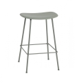 HOKER FIBER COUNTER STOOL / TUBE BASE H: 65CM MUUTO - BLADOZIELONY