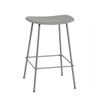 HOKER FIBER COUNTER STOOL / TUBE BASE H: 65CM MUUTO - BLADOZIELONY
