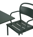 Stolik Linear Steel Café Table 70 x 70 h: 73 cm MUUTO różne warianty