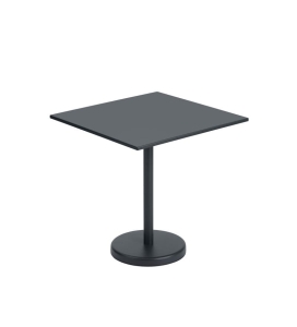 Stolik Linear Steel Café Table 70 x 70 h: 73 cm MUUTO różne warianty