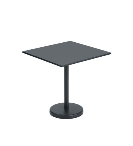 Stolik Linear Steel Café Table 70 x 70 h: 73 cm MUUTO różne warianty