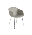 FOTEL FIBER ARMCHAIR TUBE BASE CHROM MUUTO - RÓŻNE KOLORY