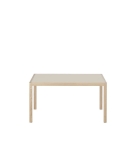 STÓŁ WORKSHOP MUUTO - 140X92 CM, WARM GREY LINOLEUM/OAK