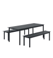ŁAWKA OGRODOWA LINEAR STEEL 170 X 34 CM MUUTO - RÓŻNE KOLORY/METAL