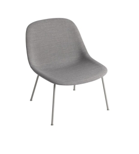 KRZESŁO TAPICEROWANE FIBER LOUNGE CHAIR TUBE BASE MUUTO - RÓŻNE KOLORY