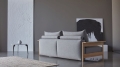 Sofa rozkładana MALLOY dębowe podłokietniki Innovation Living różne warianty