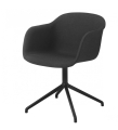 FOTEL TAPICEROWANY NA PODSTAWIE KRZYŻAKOWEJ FIBER ARMCHAIR SWIVEL BASE W. O. RETURN MUUTO - RÓŻNE KOLORY
