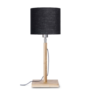 LAMPA STOŁOWA FUJI BAMBUSOWA PODSTAWA, LNIANY ABAŻUR, WIELE KOLORÓW	- IT'S ABOUT ROMI