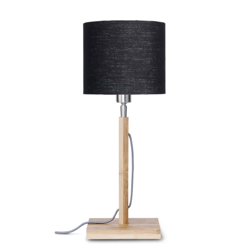 LAMPA STOŁOWA FUJI BAMBUSOWA PODSTAWA, LNIANY ABAŻUR, WIELE KOLORÓW	- IT'S ABOUT ROMI