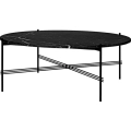 Stolik Kawowy Ts 105 Cm Czarna Podstawa Blat Marmurowy różne kolory Gubi 