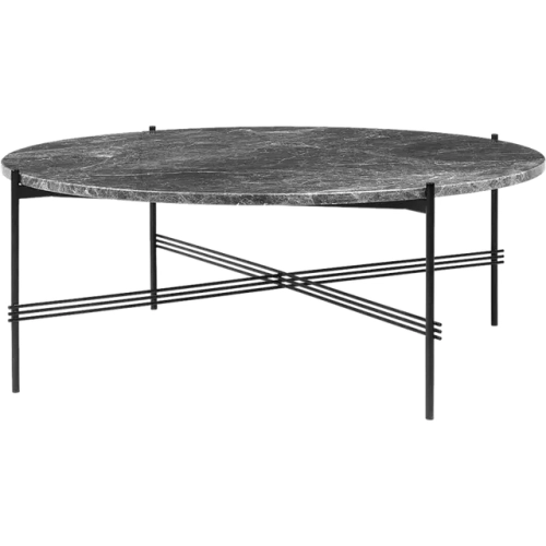 Stolik Kawowy Ts 105 Cm Czarna Podstawa Blat Marmurowy różne kolory Gubi 