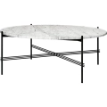 Stolik Kawowy Ts 105 Cm Czarna Podstawa Blat Marmurowy różne kolory Gubi 