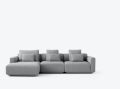 &Tradition sofa modułowa DEVELIUS E/F - różne obicia