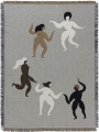 Koc Tapestry 120 x 170 cm szary Ferm Living  