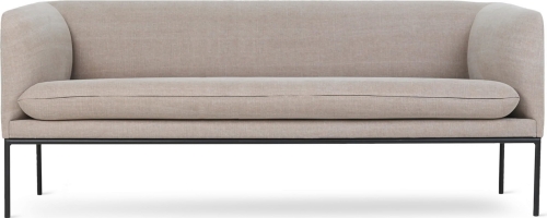 Sofa 3-osobowa TURN LINEN naturalna FERM LIVING
