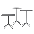 MUUTO stół STILL 75 x 65 czarny laminat/czarny, różne wysokości