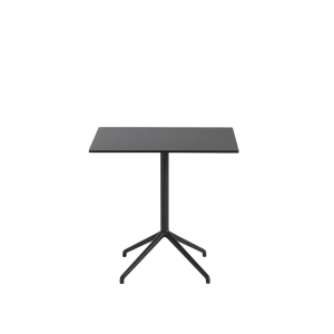MUUTO stół STILL 75 x 65 czarny laminat/czarny, różne wysokości