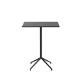 MUUTO stół STILL 75 x 65 czarny laminat/czarny, różne wysokości