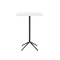 MUUTO stół STILL 75 x 65 biały laminat/czarny, różne wysokości 