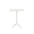 MUUTO stół STILL 75 x 65 biały laminat/biały, różne wysokości