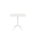 MUUTO stół STILL 75 x 65 biały laminat/biały, różne wysokości