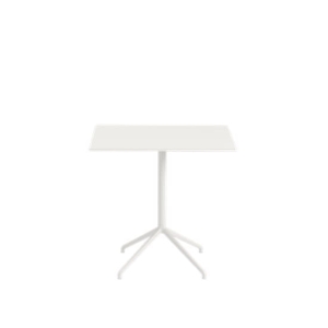 MUUTO stół STILL 75 x 65 biały laminat/biały, różne wysokości