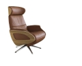 Fotel CLEMENT Function /skóra: Omaha Cognac Brown/ Flexlux