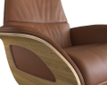 Fotel CLEMENT Function /skóra: Omaha Cognac Brown/ Flexlux