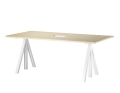  Biurko WORK DESK jesion/białe STRING różne rozmiary 