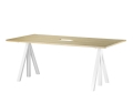 Biurko z regulacją wysokości WORK DESK height adjustable dąb/białe STRING różne rozmiary