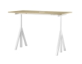 Biurko z regulacją wysokości WORK DESK height adjustable dąb/białe STRING różne rozmiary