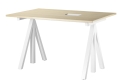  Biurko z regulowana wysokością WORK DESK height adjustable jesion/białe STRING różne rozmiary  