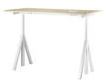  Biurko z regulowana wysokością WORK DESK height adjustable jesion/białe STRING różne rozmiary  