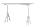  Biurko z regulacją wysokości WORK DESK height adjustable szare linoleum/białe STRING różne rozmiary 