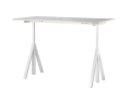  Biurko z regulacją wysokości WORK DESK height adjustable szare linoleum/białe STRING różne rozmiary 