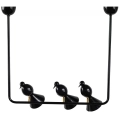 Lampa Wisząca Alouette 3 Bird Czarna Atelier Areti