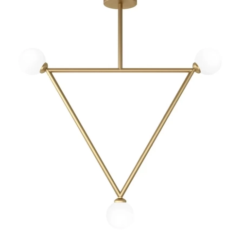 Lampa Wisząca Rhombus Triangle 316 Mosiężna Atelier Areti