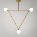 Lampa Wisząca Rhombus Triangle 316 Mosiężna Atelier Areti