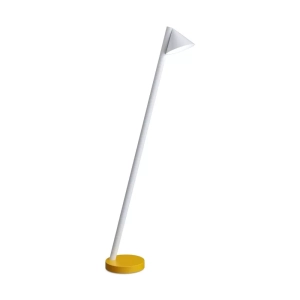 Lampa Podłogowa Tube With Globes And Cones F02 Biało-Żółta Atelier Areti