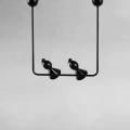 Lampa Wisząca Alouette 2 Bird Czarna Atelier Areti