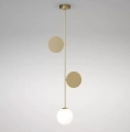 Lampa Wisząca Plates Mosiężna Atelier Areti