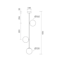 Lampa Wisząca Plates Mosiężna Atelier Areti