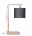 LAMPA STOŁOWA HIMALAYA BAMBUSOWA PODSTAWA, LNIANY ABAŻUR, WIELE KOLORÓW	- IT'S ABOUT ROMI