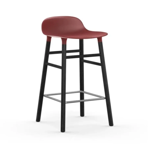 Krzesło Barowe Form Czarna Podstawa Normann Copenhagen różne warianty
